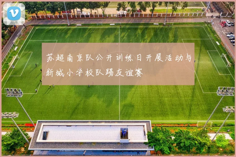 苏超南京队公开训练日开展活动与新城小学校队踢友谊赛