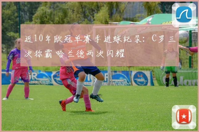 近10年欧冠单赛季进球纪录：C罗三次称霸 哈兰德两次闪耀